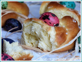 brioche, fleur d'oranger, lou chaudèu, nice, oeufs, Pâques, tradition niçoise, échaudé