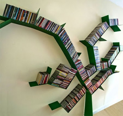 modernshelves24 Rak Buku yang Unik