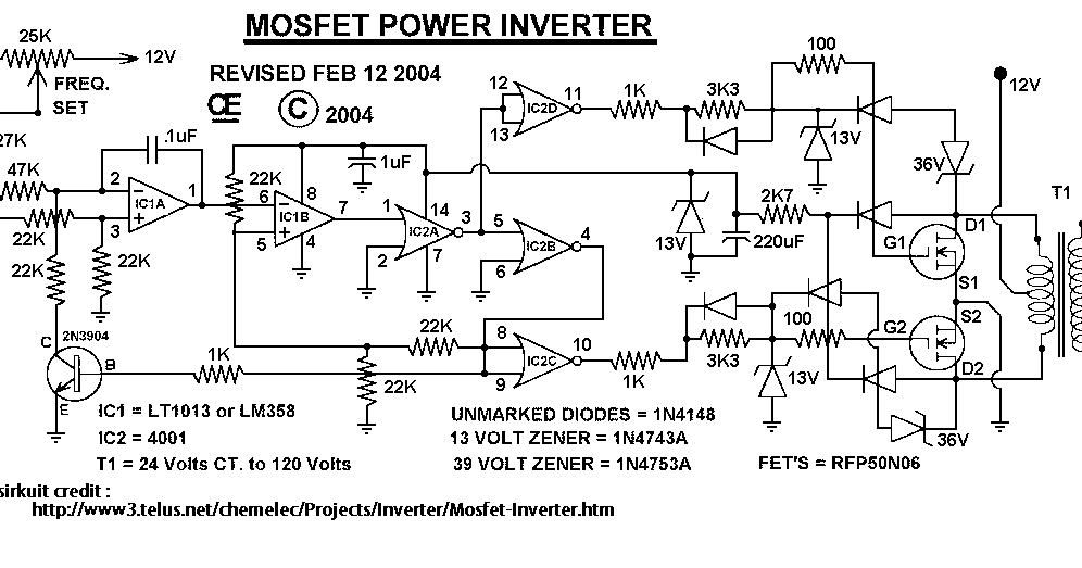 Skema Rangkaian Inverter 1000 Watt Masputz Com