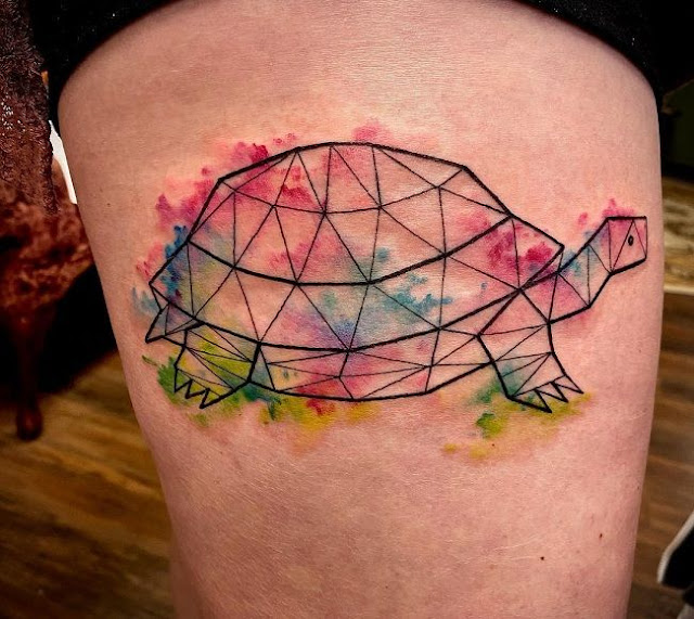 60 lindas tatuagens de animais em formas geométricas!