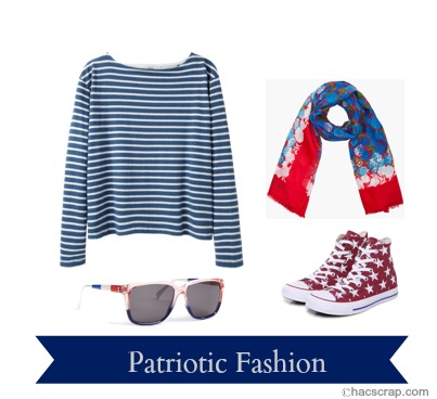 Red White and Blue Casual Style 