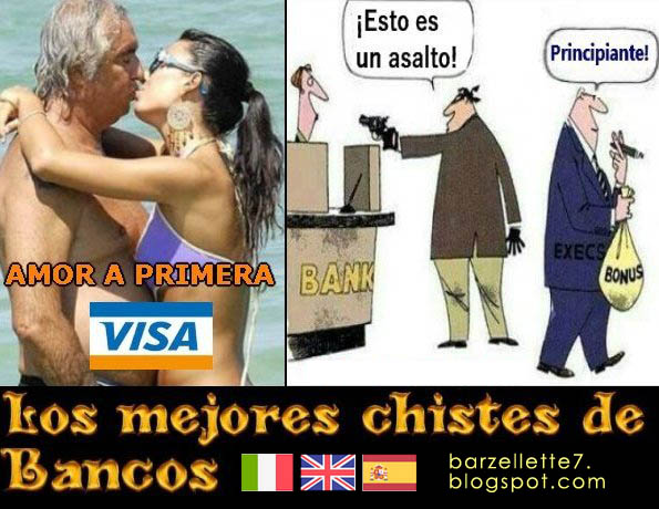 chistes de bancos