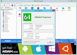 AIDA64 Extreme & Engineer Edition v5.80.4068 Beta + Keygen [Latest]