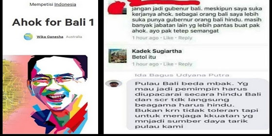 Warga Hindu Bali Tolak ngAh0k Jadi Gubernur Kok Gak Disebut INTOLERAN/ANTI-BHINNEKA, Beda Kalau Umat Islam 