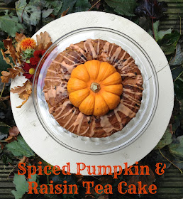 Spiced Pumpkin and raisin tea cake recipe