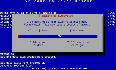 Mondo Rescue - herramienta de recuperación de datos de discos duros