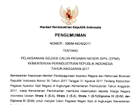 KEMENPERIN - Soal dan Pendaftaran CPNS Kementerian Perindustrian 2017