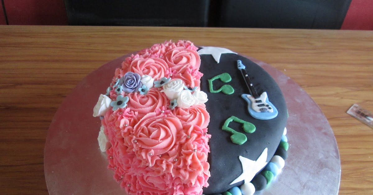 Eva S Cupcakes Half Girl Half Boy Cake