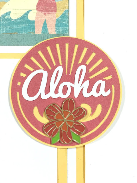 Cricut Hawaiian Vacation Layout