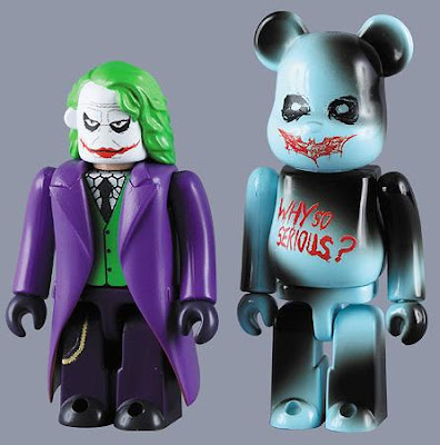 The Dark Knight x Medicom - 100% The  Joker Kubrick and 100% Why So Serious? Be@rbrick Set