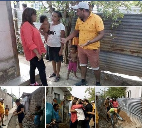 Ofelia Padrón brinda mejoras en la calidad de vida del pueblo San Fernandino