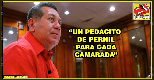 Rangel Silva dice que el trato era entregarle un pedacito de pernil a cada persona y no uno entero