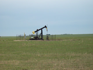 Kansas has endless oil pumps in the middle of fields