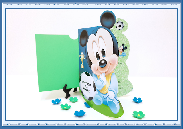 invitatii botez Mickey Mouse