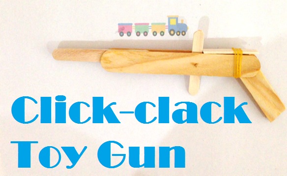 homemade toy gun from popsicles