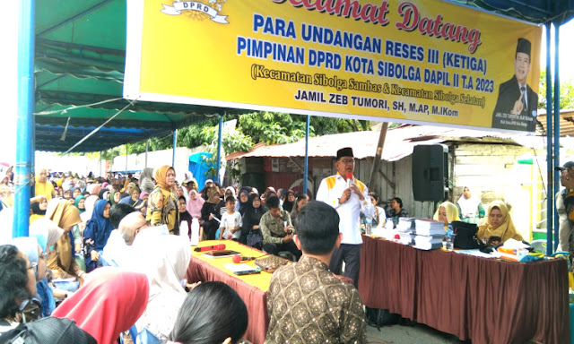  Reses ke III Wakil Ketua DPRD Sibolga Jamil Zeb Tumori Himbau Masyarakat Laporkan Petugas PKH Jika Lakukan Intimidasi