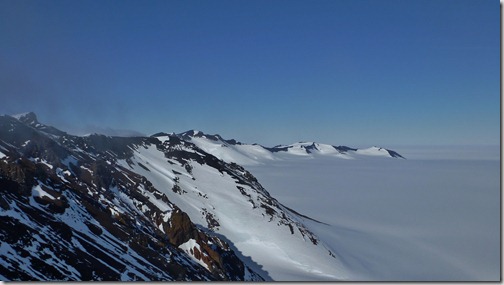 Minna Bluff and the Ross Ice Shelf