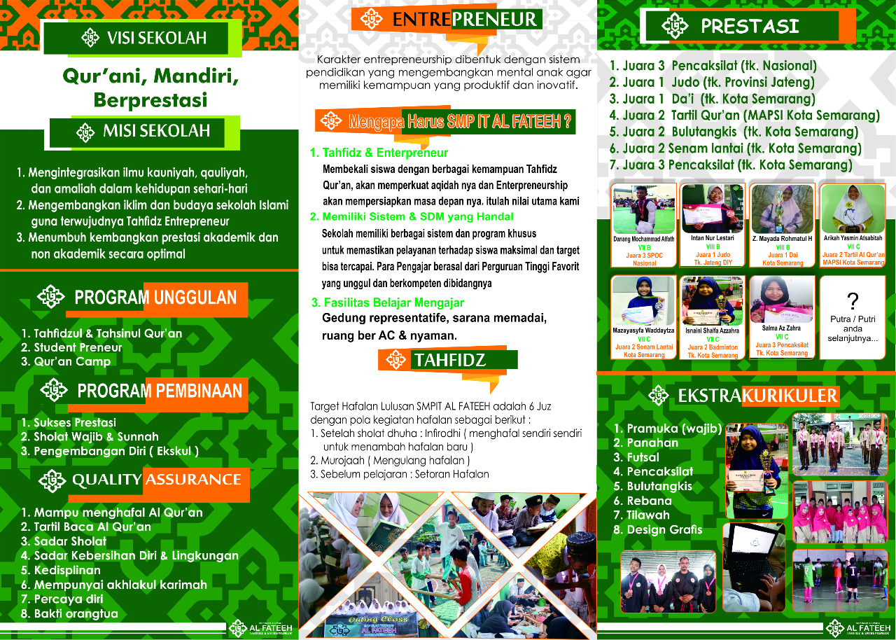 Sekolah Tahfidz Entrepreneur Semarang 024 76416881