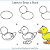 Learn to draw a duck for kids 2