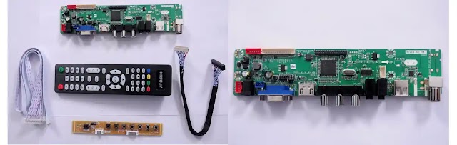 Factory setting code for Homebase universal led tv circuit 