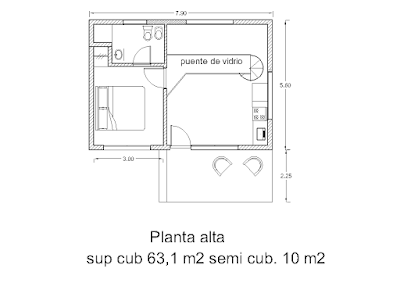 plano casa 44 mts