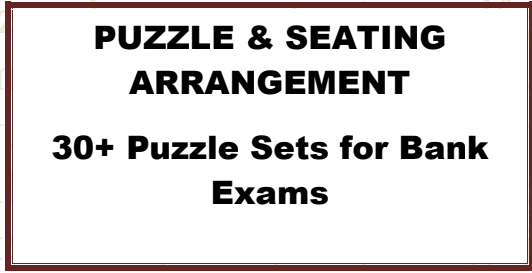 Puzzle and Seating Arrangement PDF Download