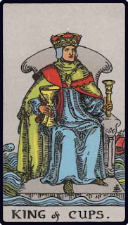 The King of Cups - Tarot Card from the Rider-Waite Deck