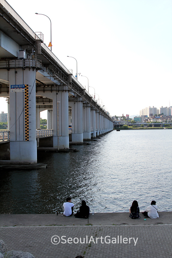 Bridges on the Han River in Seoul