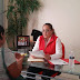 Diputada Local Copitzi Hernandez Garcia, atendiendo en sus oficinas de enlace en la Villa de Nuevo Progreso