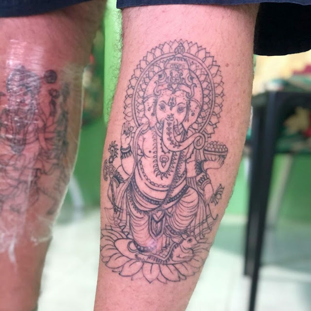 Tatuagem Ganesha: 60 ideias masculinas