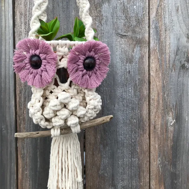 owl plant hanger pattern