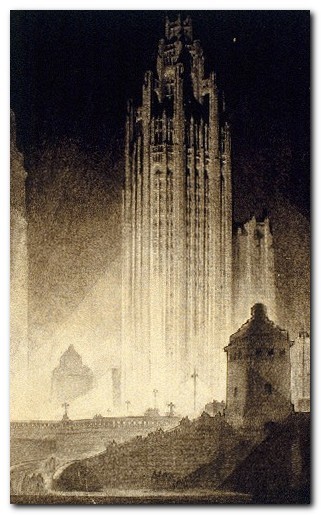 Hugh Ferris. The Metropolis of Tomorrow. Doctor Ojiplático
