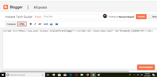 Uploading-Script-In-Blogger-Post