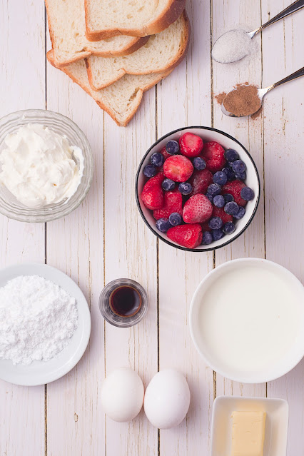 recipe ingredients displayed on wooden background.