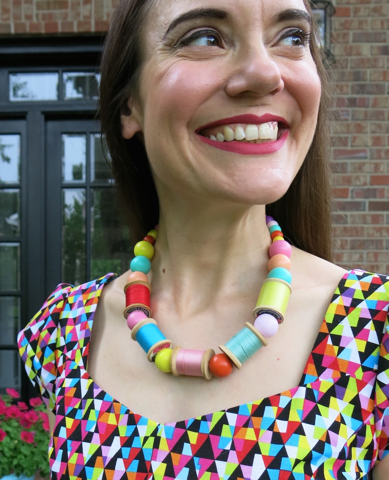 Cassie Stephens: DIY: A Dress and Necklace That'll Leave you in