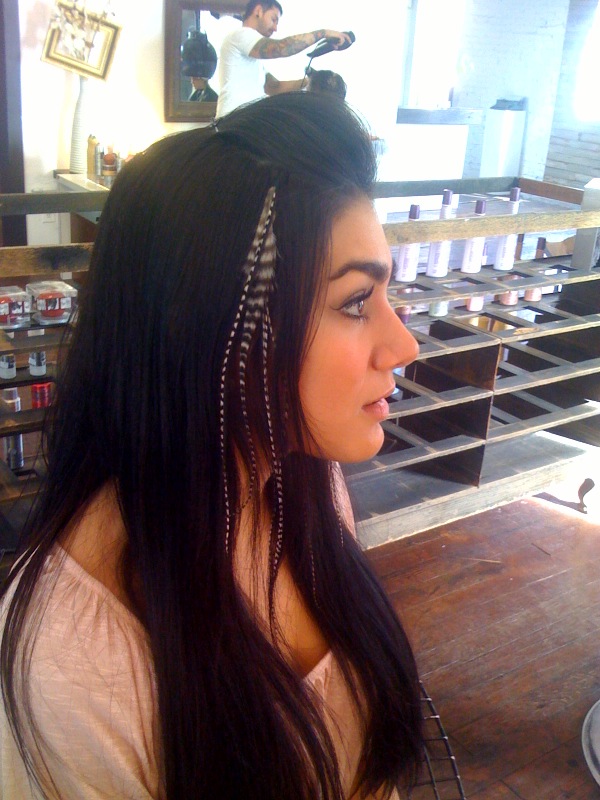 feather hair extensions san francisco. feather hair extensions san francisco. human hair extension.