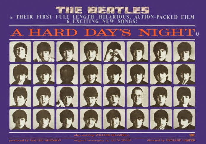 The Daily Beatle Has Moved Album Covers A Hard Day S Night