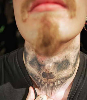  Craziest Neck Tattoos 03:tattoo art collection