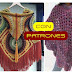 Poncho tejido a crochet con molde  