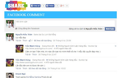 Responsive Comment Facebook chuẩn HTML 5