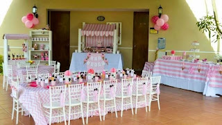 Fiestas Infantiles Decoradas con Minnie Mouse, parte 1