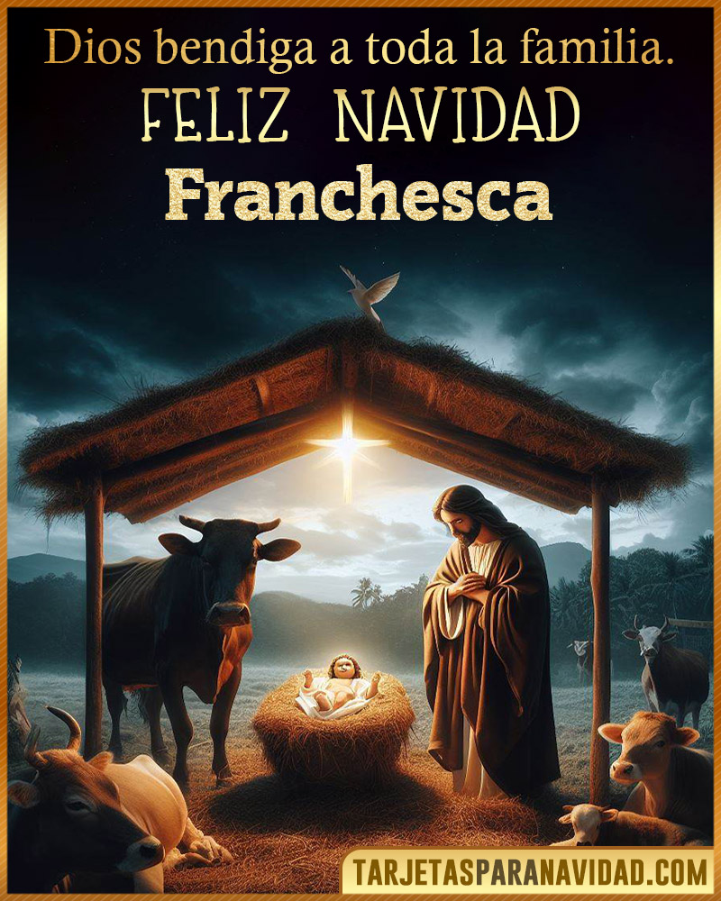 Feliz Navidad Franchesca