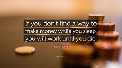 If you don't find a way to make money while you sleep, you will work util you die. Passive income is the way to generate money while you sleep.