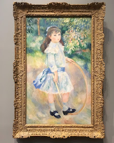 Renoir, Girl with a Hoop, 1885, oil on canvas