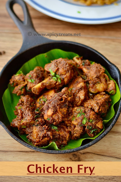 Chicken Fry/Varuval Recipe