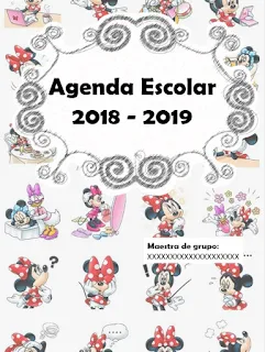 AGENDA ESCOLAR VERSIÓN MINNIE MOUSE 