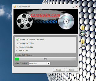 Burn Video Ke CD/DVD