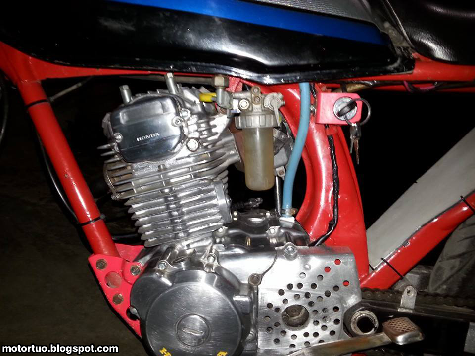 Modifikasi Honda GL Racing, Katanya  Motor Tuo