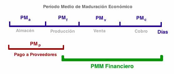 periodo medio de maduración (PMM)
