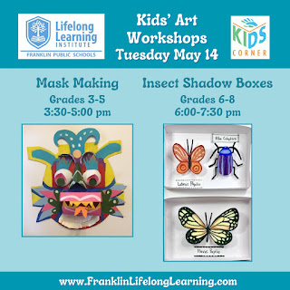 Lifelong Learning schedules unique one-day kids' art classes on May 14